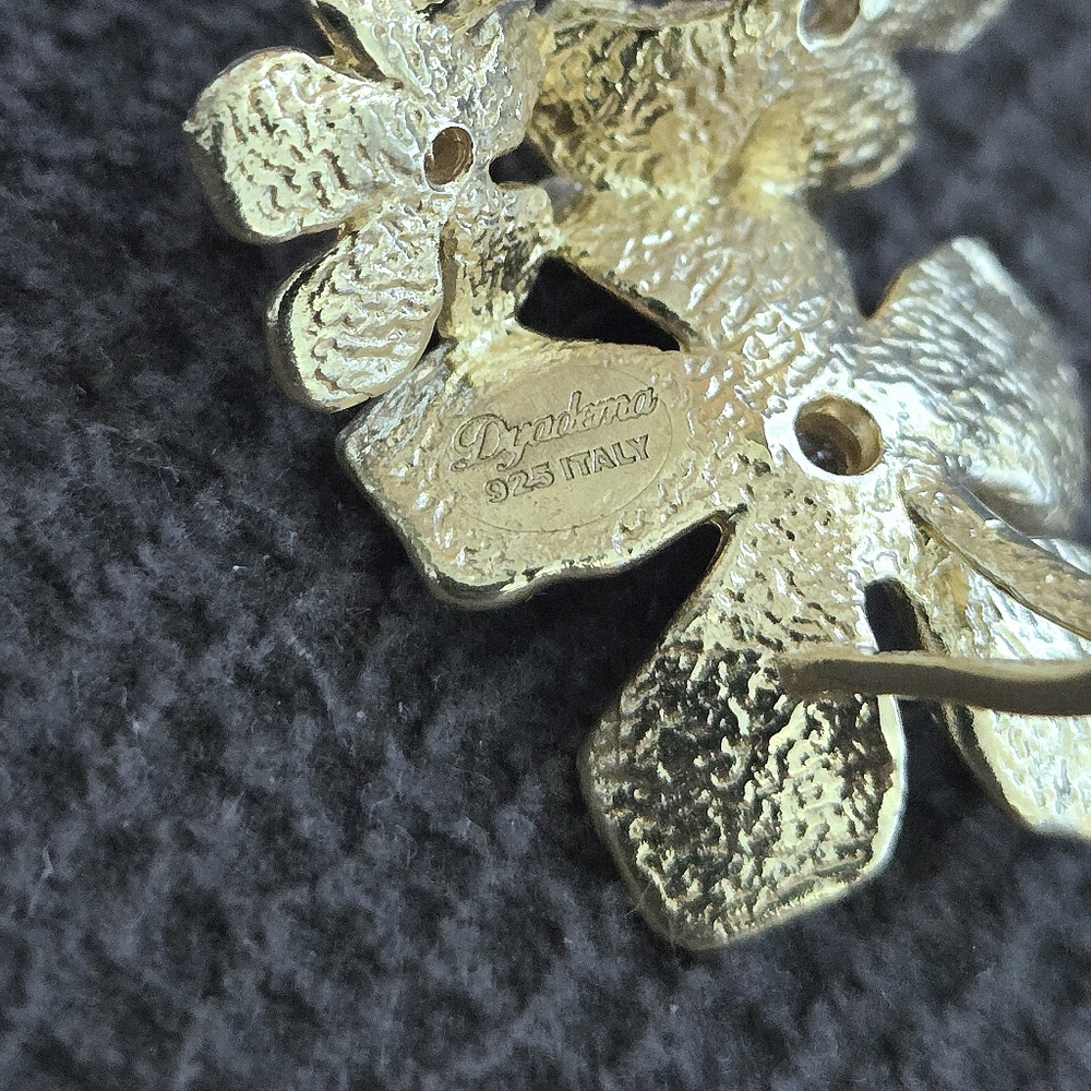 Mia Fiore Textured Gold💛 Triple3️⃣ Blossom🌸 Ring💍 - NWT - Picture 9 of 16